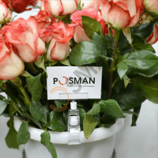 Держатель таблички (средний) с зажимом на трубу (прищепка-захват) изображение