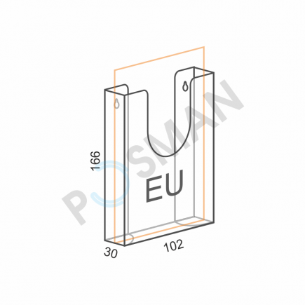 Буклетница настенная подвесная изображение