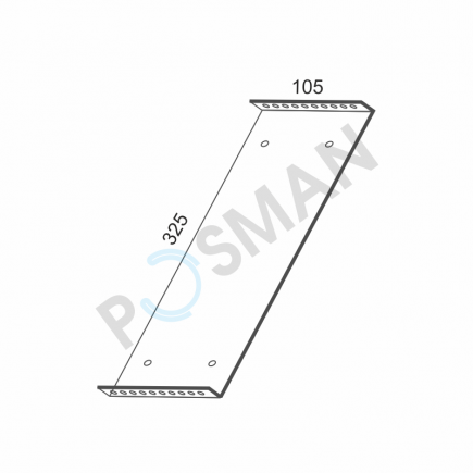Держатель для перекидной системы настенный изображение