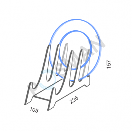 Подставка под сервиз на 3 предмета изображение
