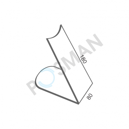 Подставка под обувь наклонная с фрезерованным пазом под каблук изображение