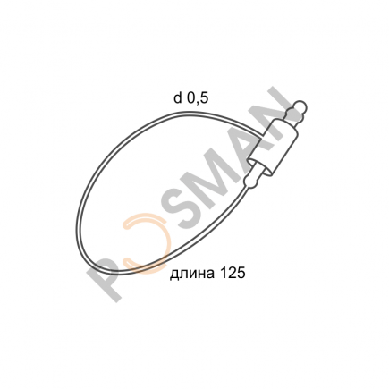 Полоска-замок, ширина 0,5мм ультратонкая (прозрачная) изображение