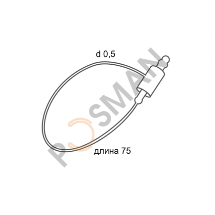 Полоска-замок, ширина 0,5мм ультратонкая (прозрачная) изображение